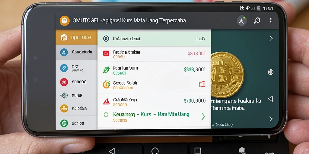 Tampilan antarmuka aplikasi OMUTOGEL yang sederhana dan efisien.