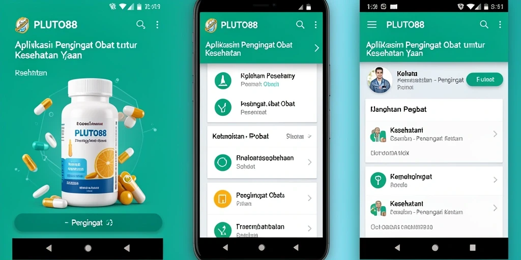 Tampilan antarmuka pengguna PLUTO88 yang sederhana dan fungsional.