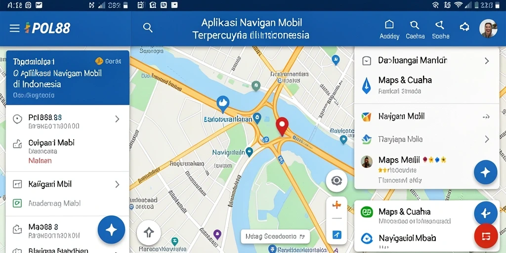 Tampilan antarmuka POL88 yang jelas dan informatif untuk navigasi mobil.