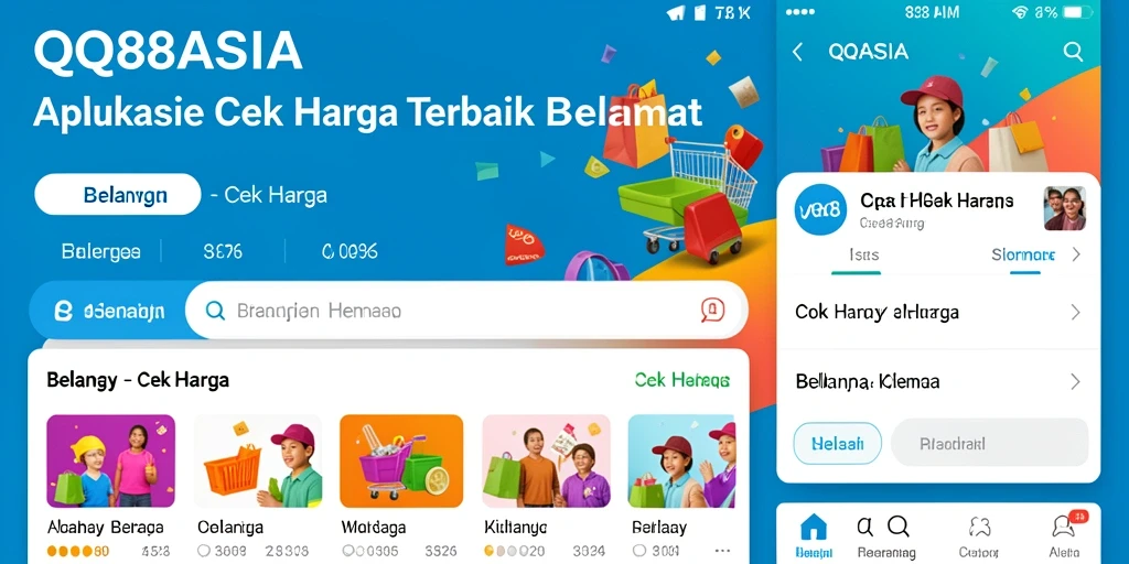 Antarmuka aplikasi QQ88ASIA untuk Cek Harga yang intuitif.
