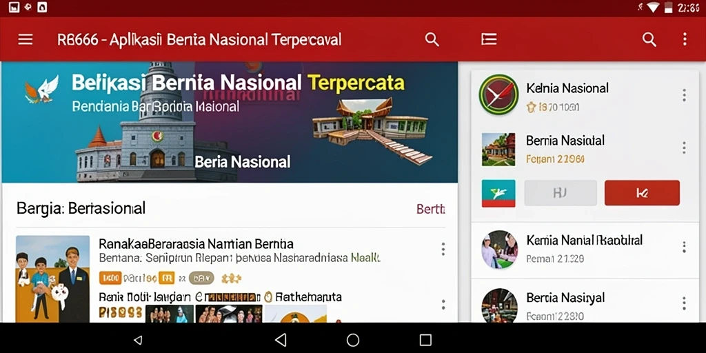 Antarmuka aplikasi RR666 yang informatif dan menarik.