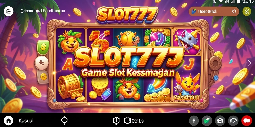 Antarmuka menarik dengan berbagai pilihan tema slot.